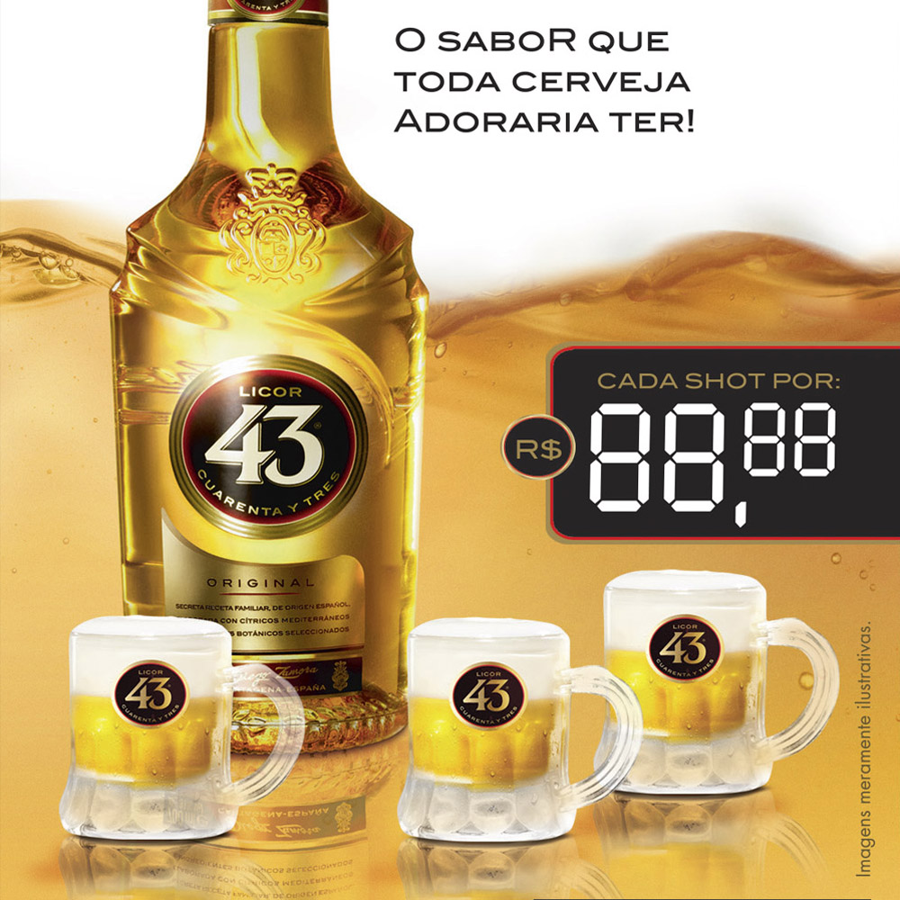 Table Tent Licor 43