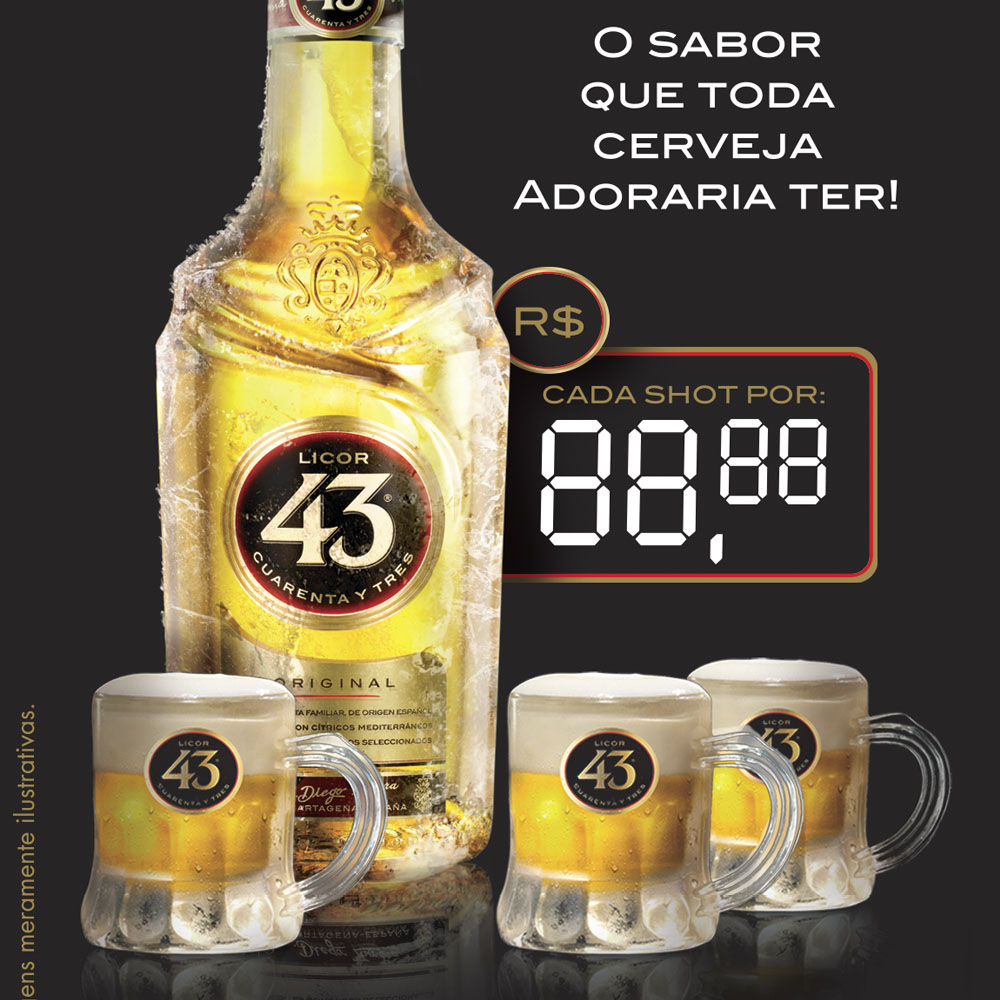 Table Tent Licor 43