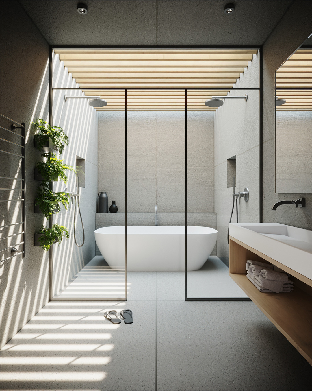 3D Arquitetura - Sala de Banho - Daniel Savoia
